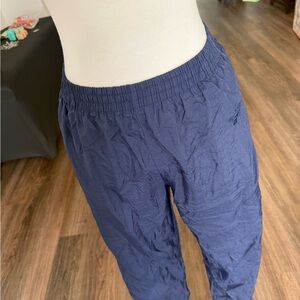 Vintage Reebok Navy Elastic Waist Pants